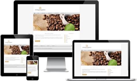 Entrack Overseas website on desktop, tablet and phone