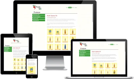 Vinayaka Agro website on desktop, tablet and phone